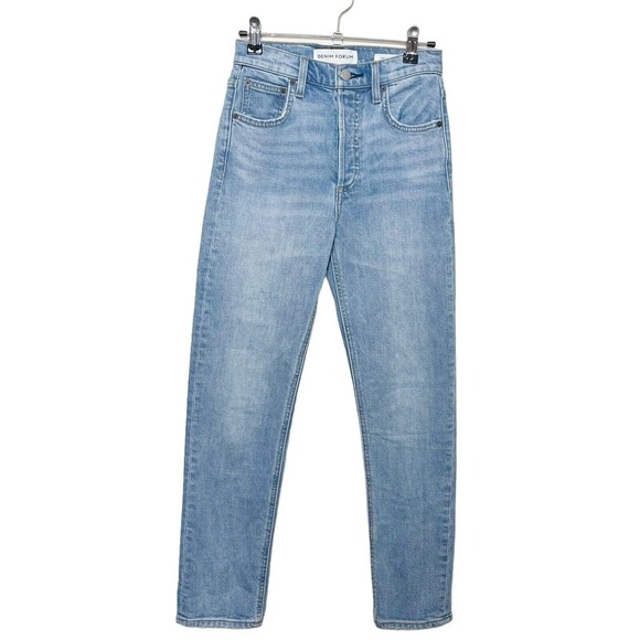 Aritzia Denim Forum The Yoko High Rise Slim 26L Jeans Blue Womens Size 24 - Picture 1 of 12